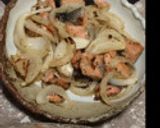 玉ねぎと鮭の洋風ニンニクバター炒め作り方5写真