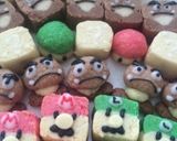 マリオ可愛いスノーボールキャラクッキー作り方40写真