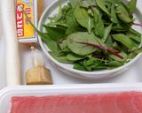マグロステーキ・葱生姜ソースかけ作り方1写真