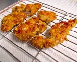 お弁当にお手軽レシピ♪むね肉のパン粉焼き作り方4写真