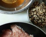 鶏そぼろ丼 お弁当にも！in椎茸♡作り方2写真