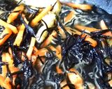 簡単☆ひじきの煮物(ひじきご飯)作り方4写真