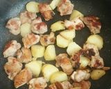 鶏肉とジャガ芋のトマト煮作り方3写真