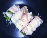 玉ねぎとレタスの肉巻作り方4写真