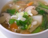 山芋のシャクッと豚汁作り方3写真