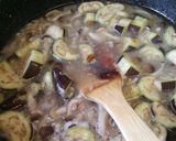 茄子としめじの挽き肉カレー作り方4写真