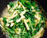 お揚げと青菜の楽チン煮浸し作り方4写真