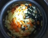 レンジ☆ひき肉納豆の甘辛炒め丼作り方3写真