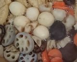 角麩の炊き合わせ作り方16写真