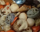 角麩の炊き合わせ作り方19写真