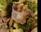 豚バラ薄切り肉とブロッコリーのミゾレ炒め作り方8写真