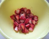 ゆずれもん風味✿苺の葛まんじゅう✿作り方1写真