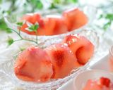 ゆずれもん風味✿苺の葛まんじゅう✿作り方10写真