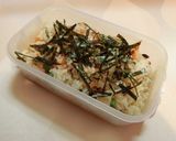 彩り野菜の山椒ご飯　人参・莢隠元・しめじ作り方5写真