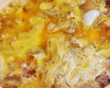 香りとうま味が最高☆舞茸と鶏肉の卵とじ作り方3写真