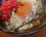 簡単♡節約ランチ♡肉じゃがの汁たま丼作り方2写真