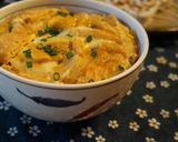 油揚げと新玉葱の卵とじ丼作り方5写真