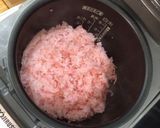 簡単★春だね!桜色ご飯★桜えびの炊込み飯作り方3写真