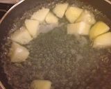 簡単!じゃがいもとキャベツのソース炒め作り方1写真