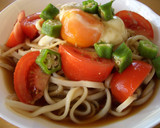 夏は☆トマトとおくらの冷やしうどん☆作り方5写真