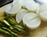 鶏肉と大根のガリバタ煮作り方1写真
