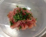 まぐろユッケ丼♡作り方1写真