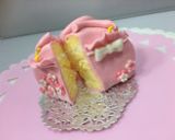 バッグ形の ロールケーキ作り方7写真