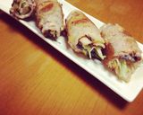 明太子でアレンジ！旨味たっぷり豚肉巻き作り方9写真