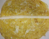 簡単お弁当に　卵一個でお花卵焼き作り方3写真