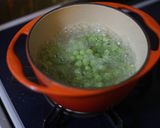 天然だしパックで作る 豆ごはん作り方3写真