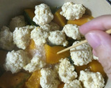 ふわふわ鶏だんごとかぼちゃの煮物作り方10写真