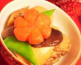 フライパンで筑前煮お花見お正月お食い初め作り方15写真