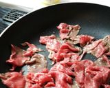 ♡ 牛肉の味噌ワインソース ♡作り方2写真