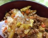 スプーンで食べる☆豚ひき肉の豚キムチ丼〜作り方5写真