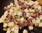 ホタルイカと山芋のペペロンチーノ作り方4写真