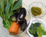 ほうれん草のグリーングリーンカレー！作り方1写真