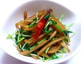お弁当にも～ ヤーコンと豆苗のきんぴら作り方7写真