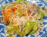 ドレッシング野菜ビーフン炒め作り方6写真