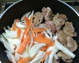 楽チン美味しい‼︎豚こま肉と野菜の照り煮作り方3写真
