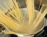 かぶとほうれん草と貝柱のクリームパスタ作り方6写真