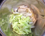 *白菜とかにかまのわさびマヨサラダ*作り方1写真