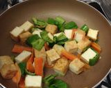 激ウマ！ 厚揚げとたっぷり野菜の味噌炒め作り方2写真