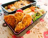 お弁当にお手軽レシピ♪むね肉のパン粉焼き作り方5写真