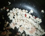 薩摩芋の鶏そぼろ餡(ほんの少しピリ)作り方1写真