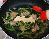 簡単！チキンとほうれん草のマヨ炒め作り方5写真