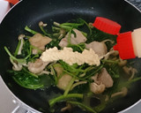 簡単！チキンとほうれん草のマヨ炒め作り方5写真