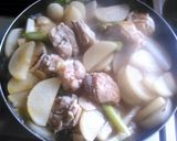 鶏肉と大根のガリバタ煮作り方3写真