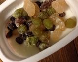 混ぜるだけ！甘納豆で甘いヨーグルト！作り方1写真