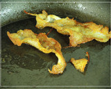 ほうれん草と鶏皮の和風サラダ作り方1写真