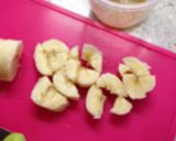離乳食後期☆手づかみバナナ蒸しパン作り方1写真